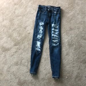 American Eagle ripped jeans